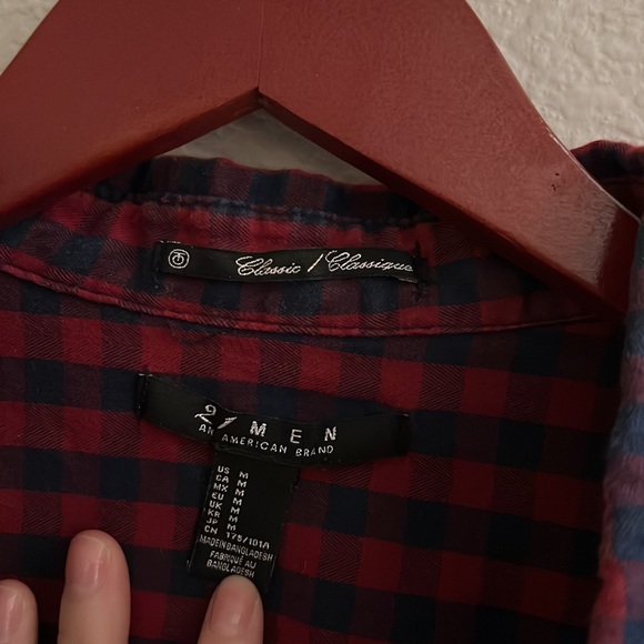 Mens plaid top - Picture 2 of 2